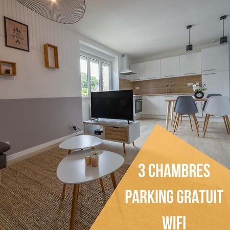 Appartement 3 Chambres - Parking - Wifi - Buanderie - Jardin Brest Eksteriør bilde